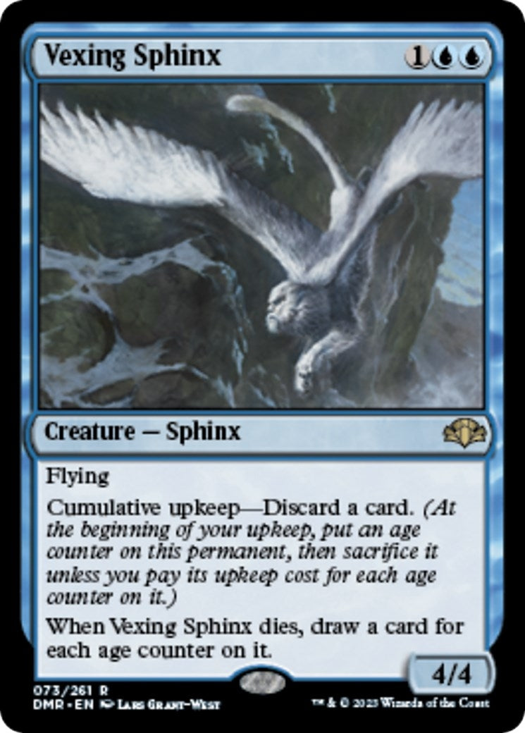 Image for Vexing Sphinx (73) [Dominaria Remastered] - Magic: The Gathering
