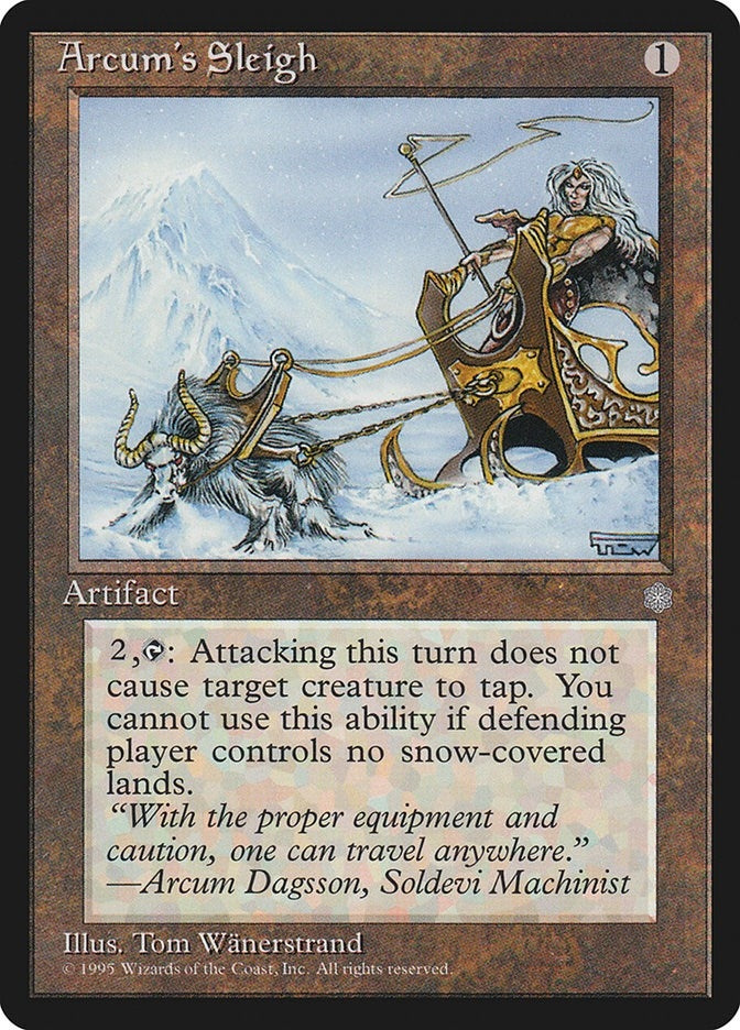 Image for Arcum's Sleigh [Ice Age] - Magic: The Gathering