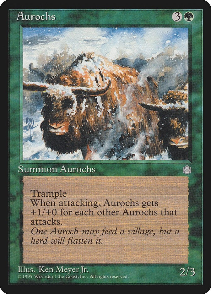 Image for Aurochs [Ice Age] - Magic: The Gathering