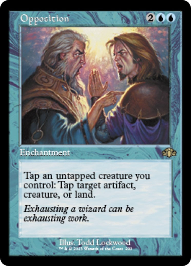 Image for Opposition (Retro Frame) (290) [Dominaria Remastered] - Magic: The Gathering
