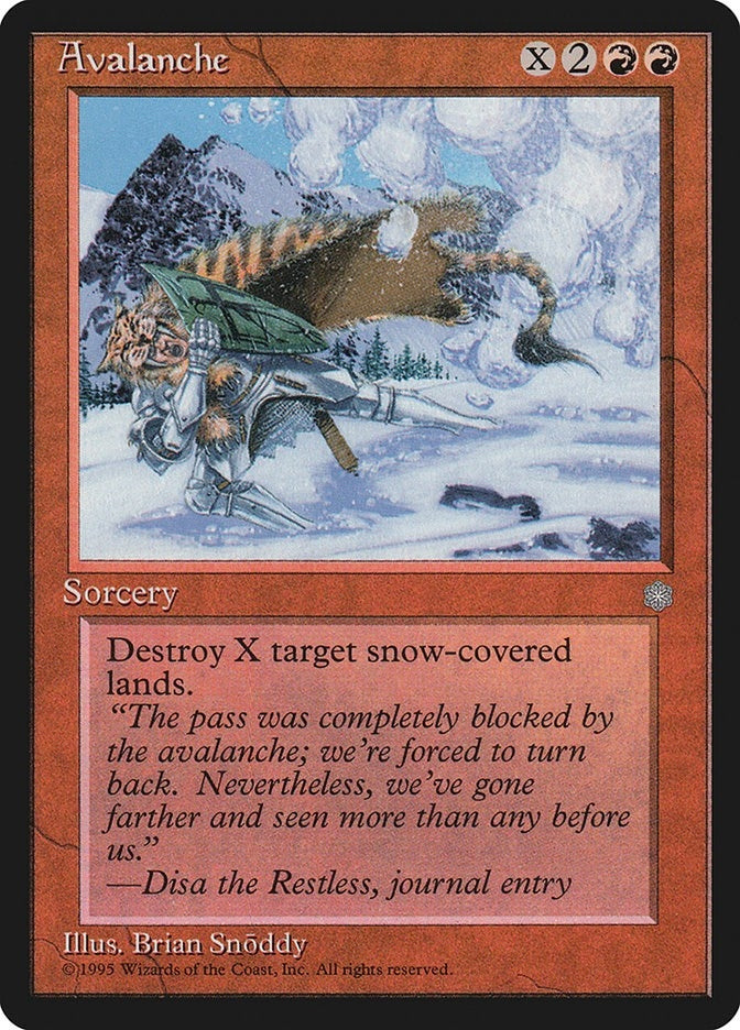 Image for Avalanche [Ice Age] - Magic: The Gathering