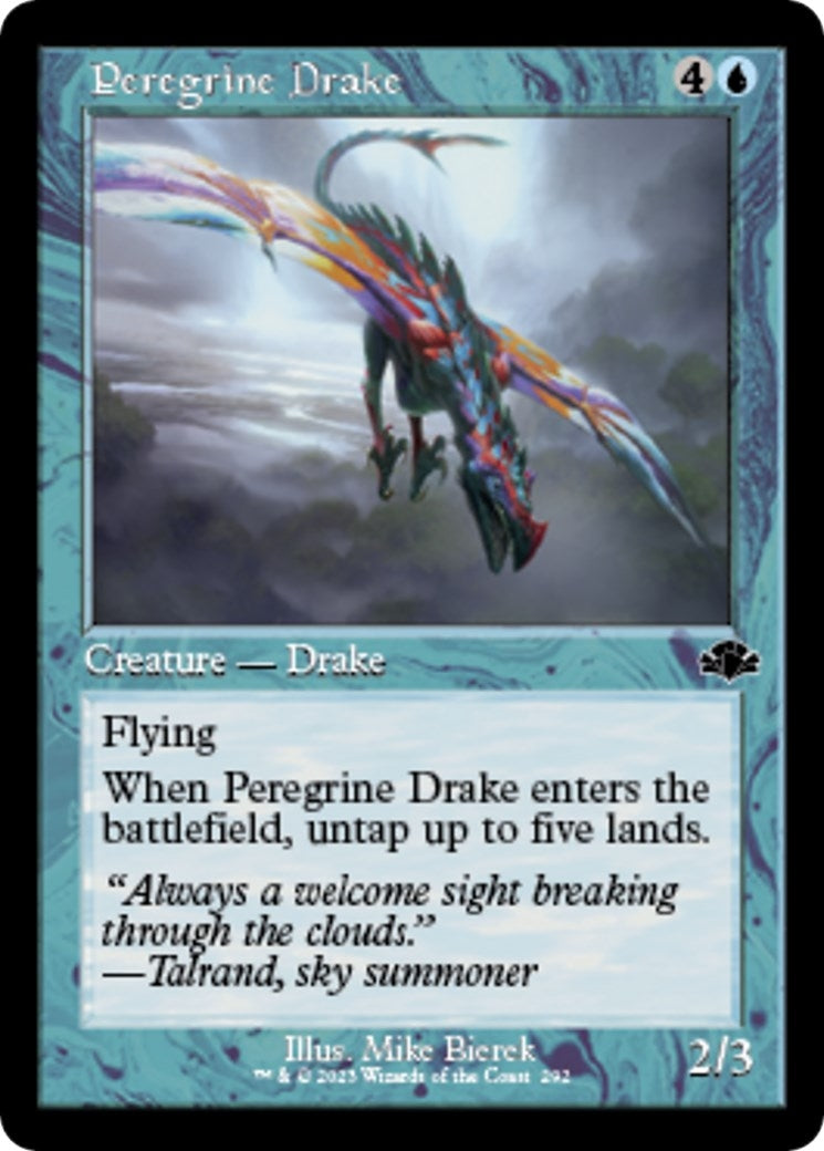 Image for Peregrine Drake (Retro Frame) (292) [Dominaria Remastered] - Magic: The Gathering