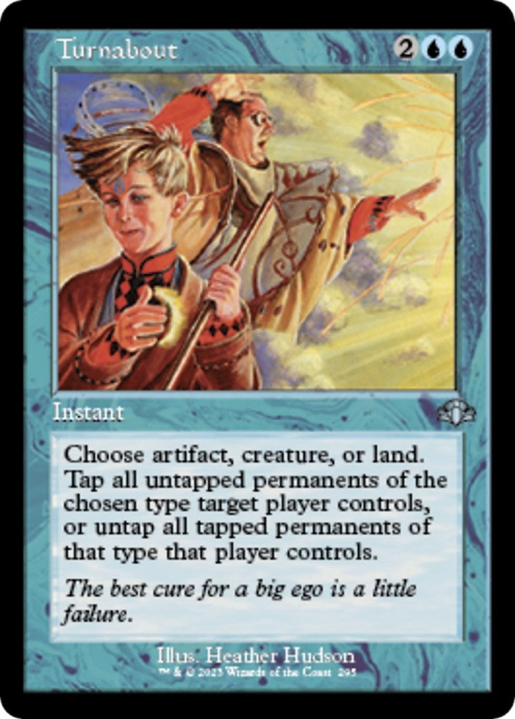 Image for Turnabout (Retro Frame) (295) [Dominaria Remastered] - Magic: The Gathering