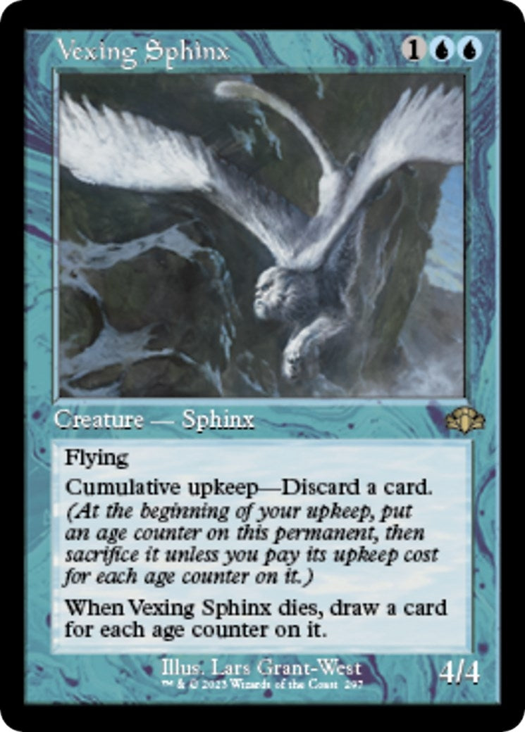 Image for Vexing Sphinx (Retro Frame) (297) [Dominaria Remastered] - Magic: The Gathering