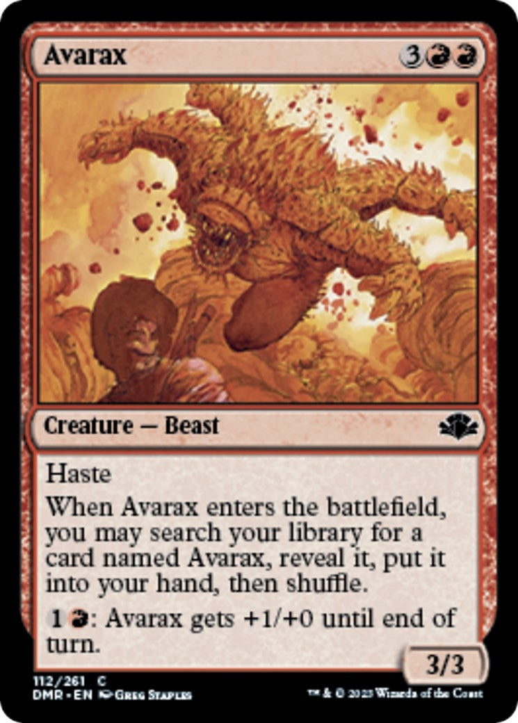 Image for Avarax (112) [Dominaria Remastered] - Magic: The Gathering