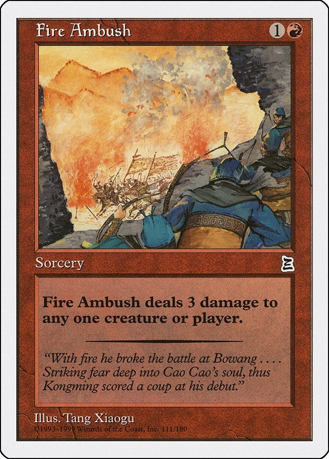 Image for Fire Ambush (111) [Portal Three Kingdoms] - Magic: The Gathering