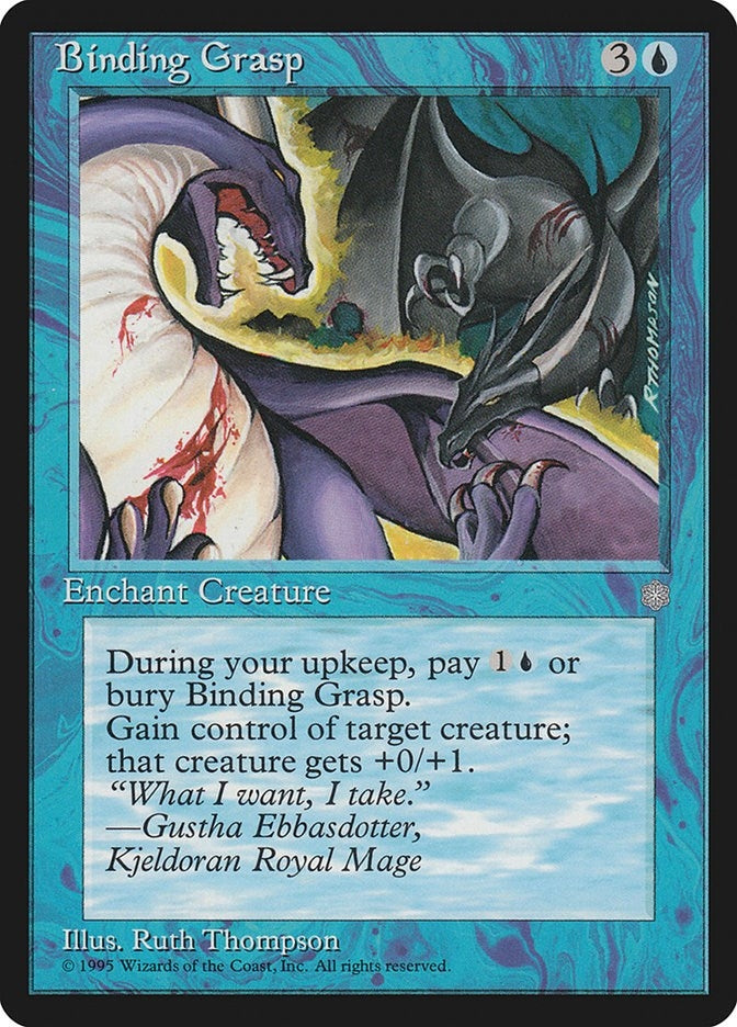 Image for Binding Grasp [Ice Age] - Magic: The Gathering