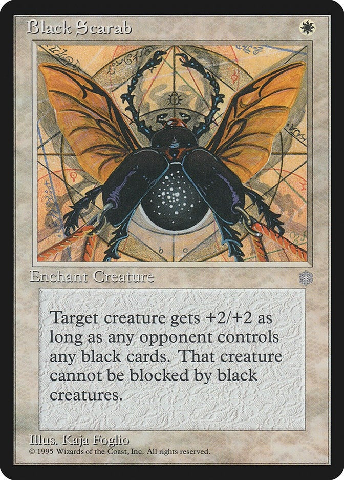 Image for Black Scarab [Ice Age] - Magic: The Gathering