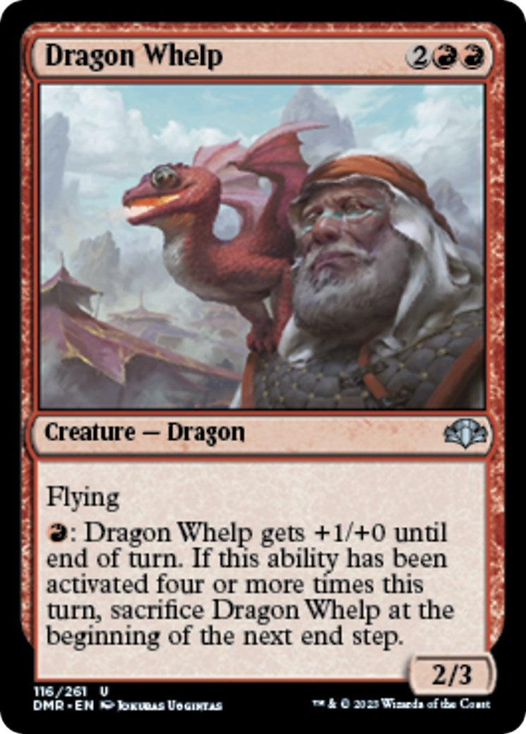 Image for Dragon Whelp (116) [Dominaria Remastered] - Magic: The Gathering