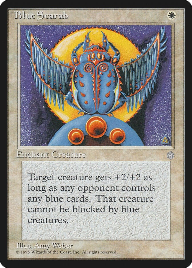 Image for Blue Scarab [Ice Age] - Magic: The Gathering