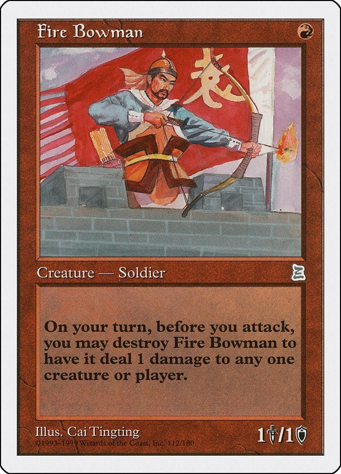 Image for Fire Bowman (112) [Portal Three Kingdoms] - Magic: The Gathering