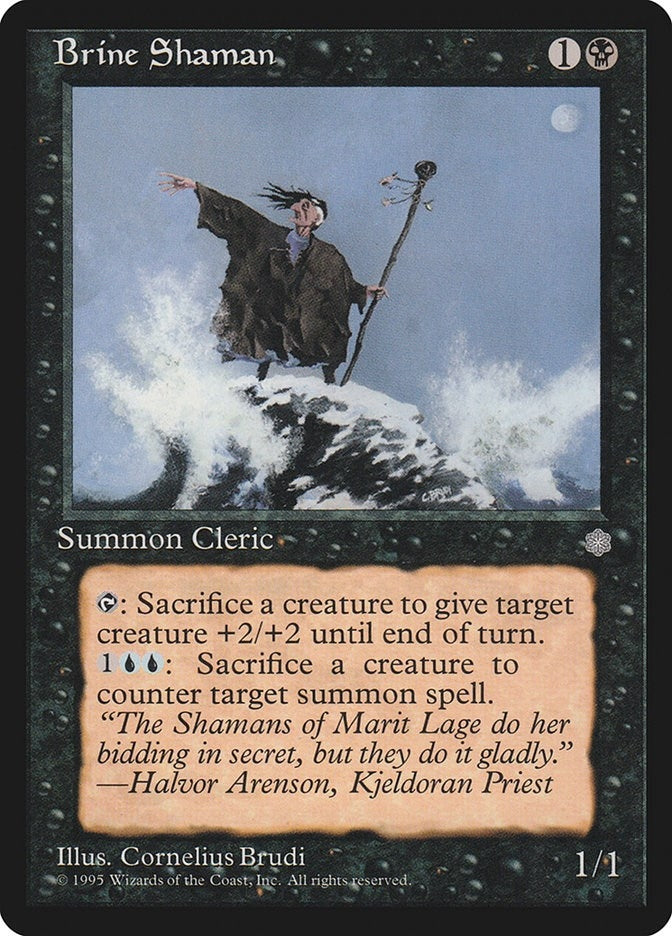 Image for Brine Shaman [Ice Age] - Magic: The Gathering