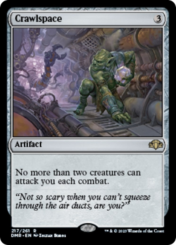 Image for Crawlspace (217) [Dominaria Remastered] - Magic: The Gathering