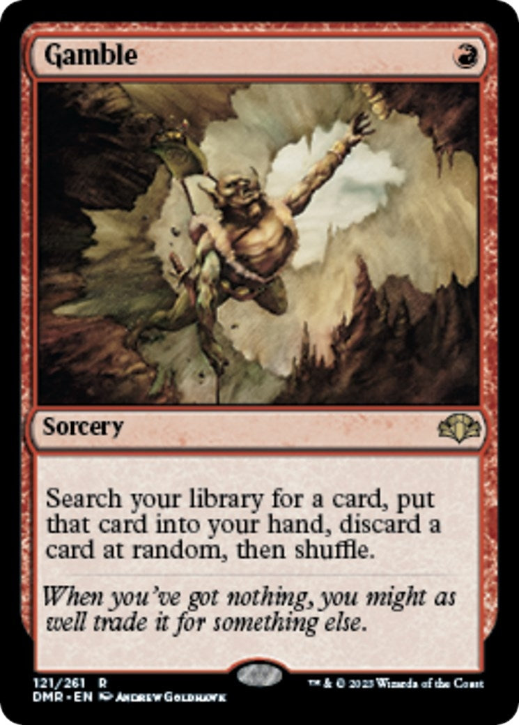 Image for Gamble (121) [Dominaria Remastered] - Magic: The Gathering