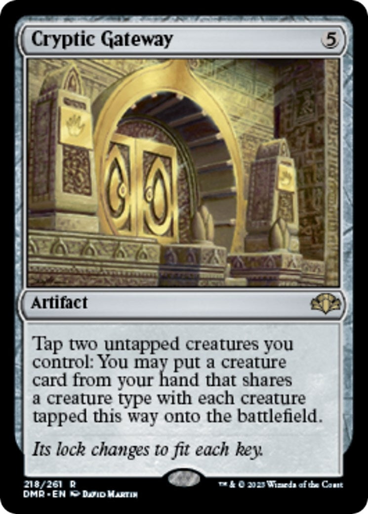 Cryptic Gateway (218) [Dominaria Remastered]