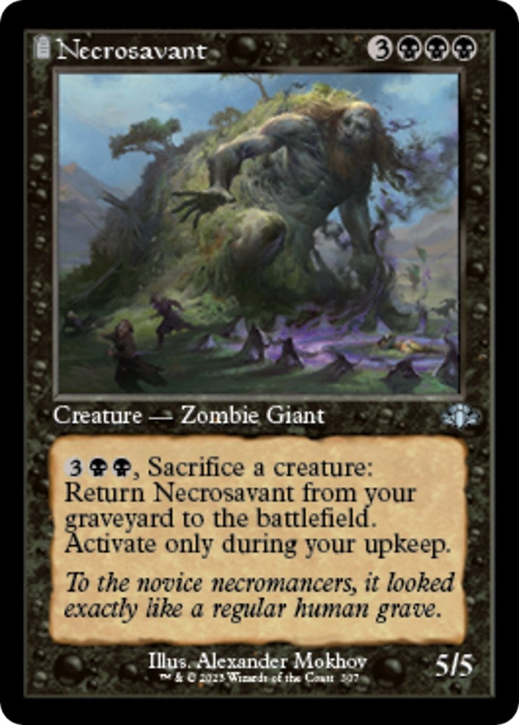 Image for Necrosavant (Retro Frame) (307) [Dominaria Remastered] - Magic: The Gathering