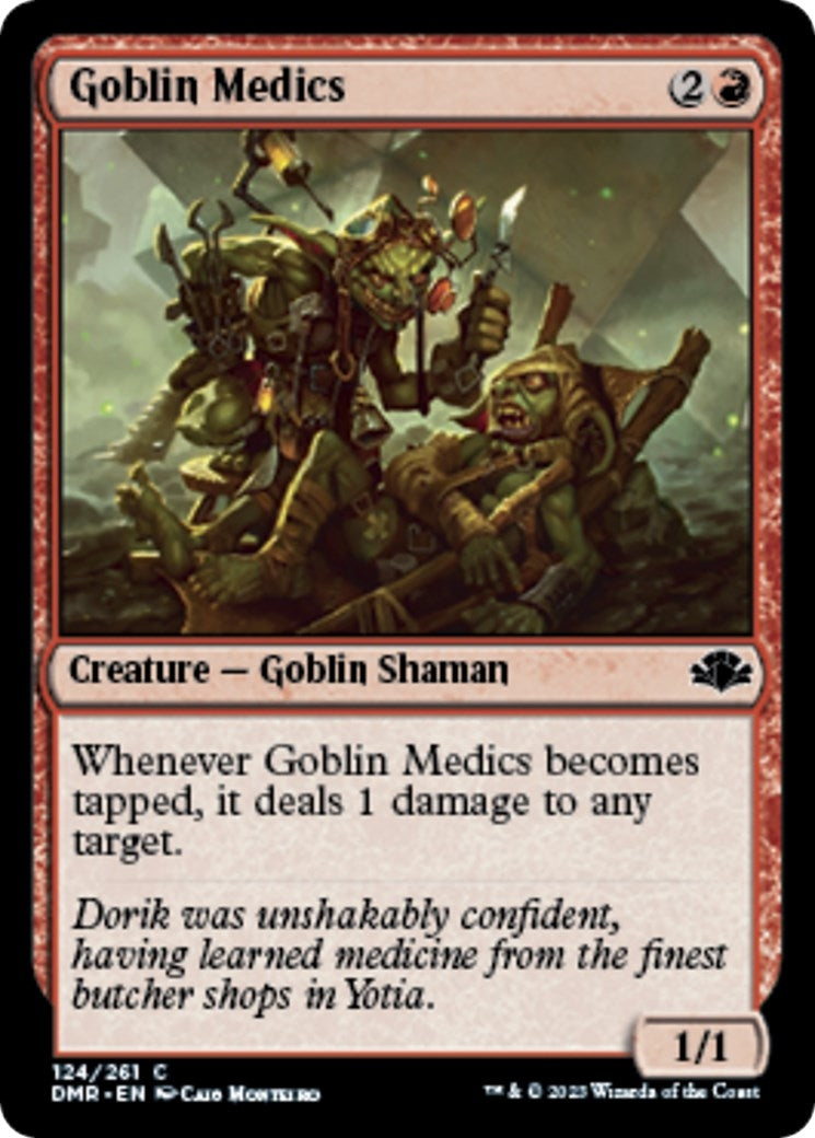 Image for Goblin Medics (124) [Dominaria Remastered] - Magic: The Gathering