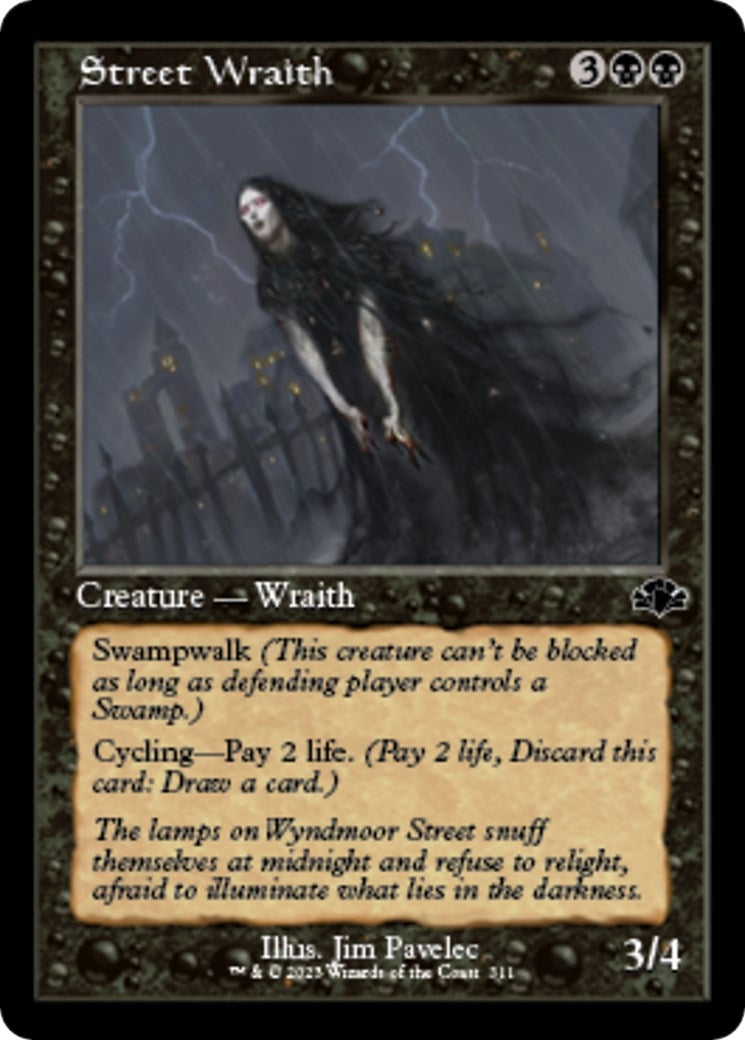 Image for Street Wraith (Retro Frame) (311) [Dominaria Remastered] - Magic: The Gathering