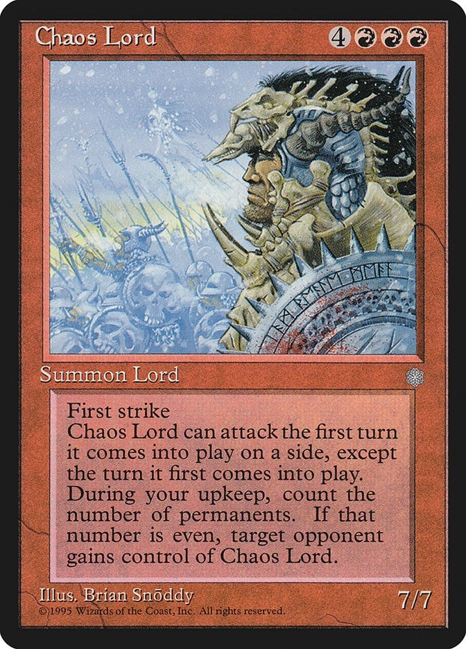 Image for Chaos Lord [Ice Age] - Magic: The Gathering