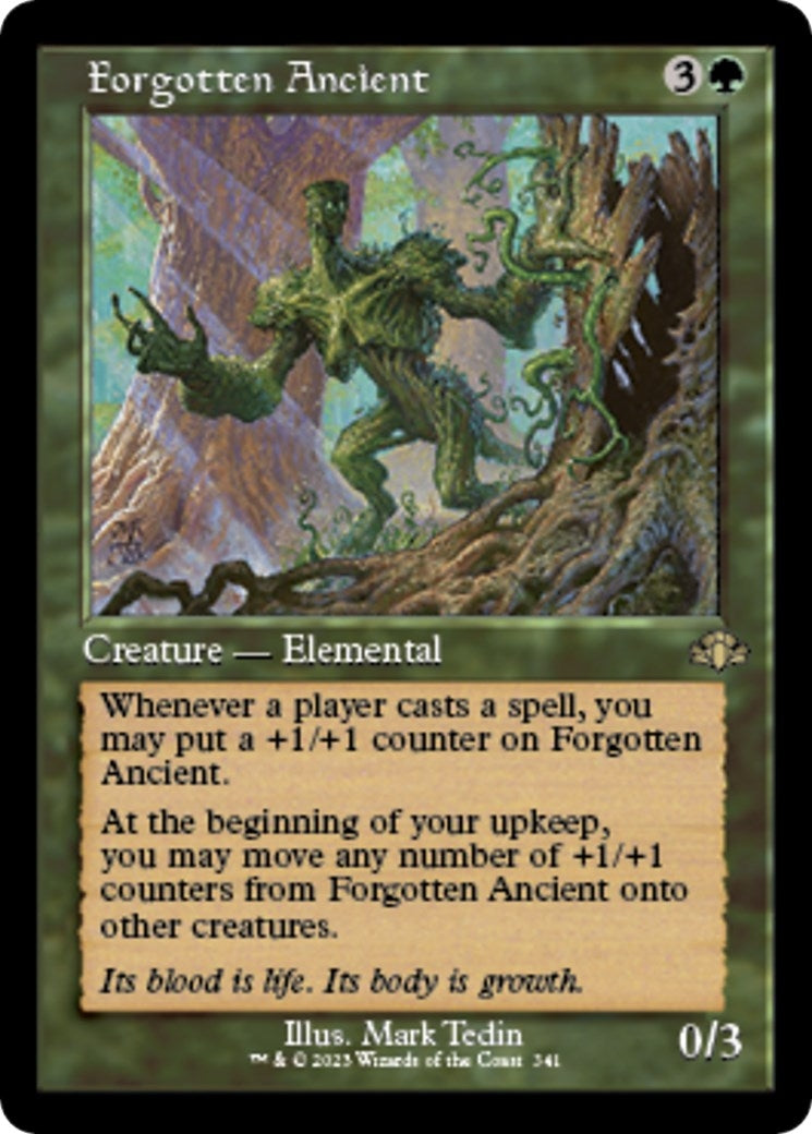 Image for Forgotten Ancient (Retro Frame) (341) [Dominaria Remastered] - Magic: The Gathering