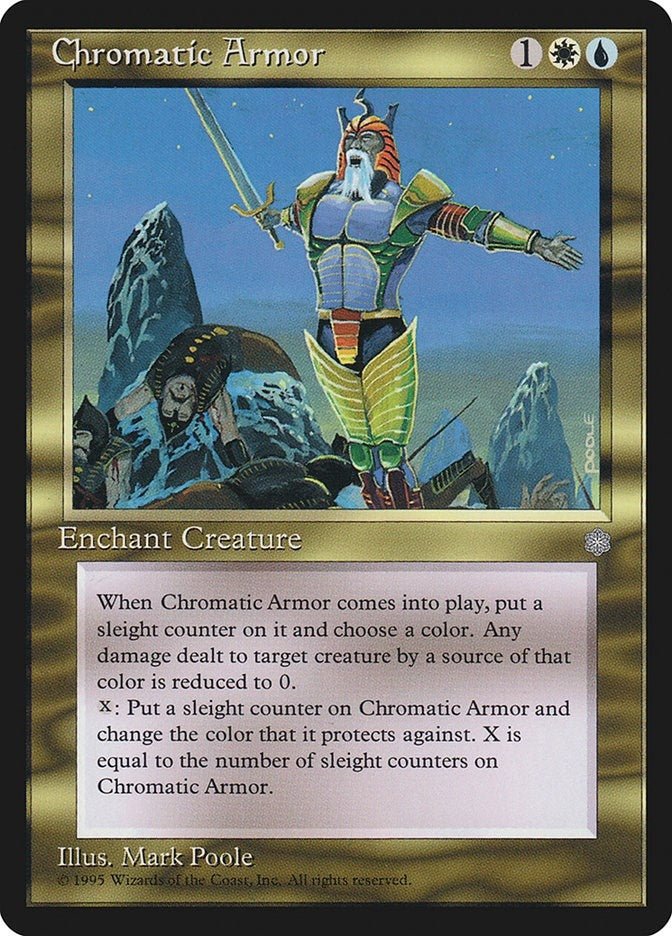 Image for Chromatic Armor [Ice Age] - Magic: The Gathering