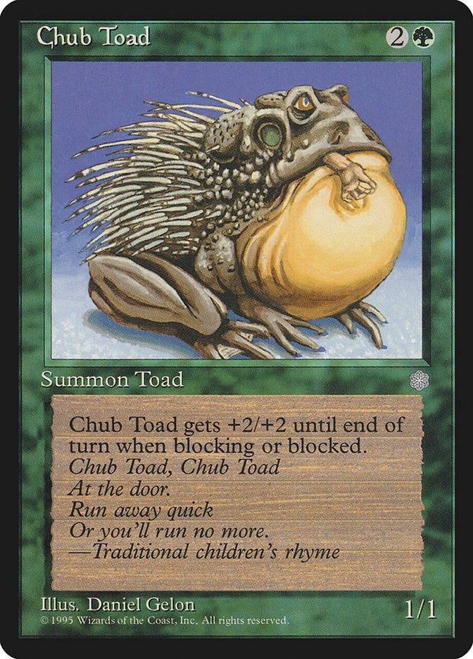 Image for Chub Toad [Ice Age] - Magic: The Gathering