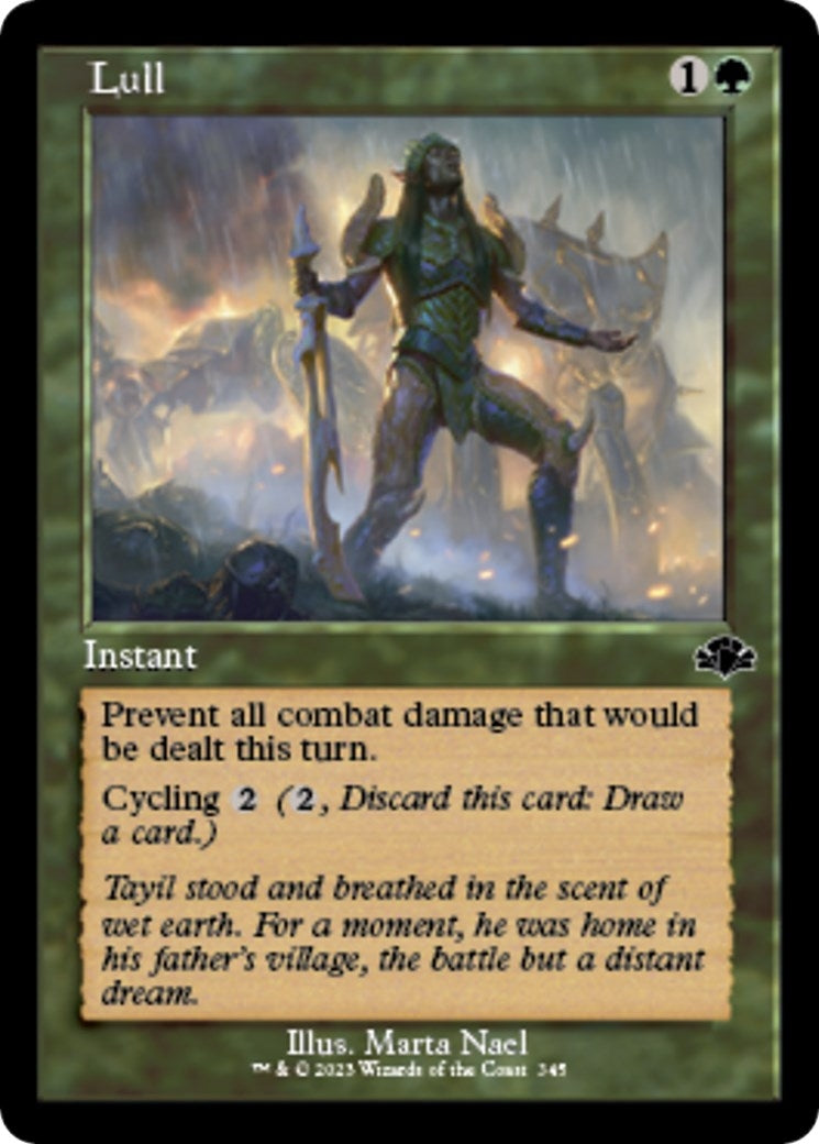 Image for Lull (Retro Frame) (345) [Dominaria Remastered] - Magic: The Gathering