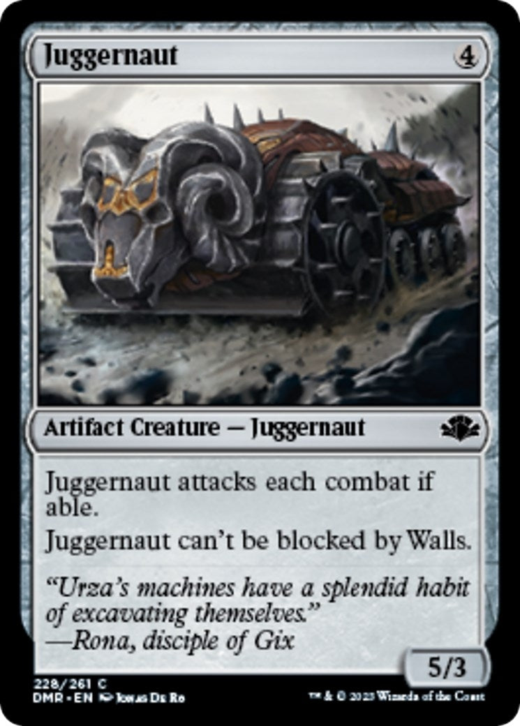 Image for Juggernaut (228) [Dominaria Remastered] - Magic: The Gathering