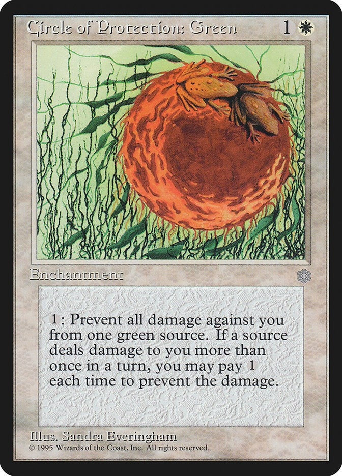 Image for Circle of Protection: Green [Ice Age] - Magic: The Gathering