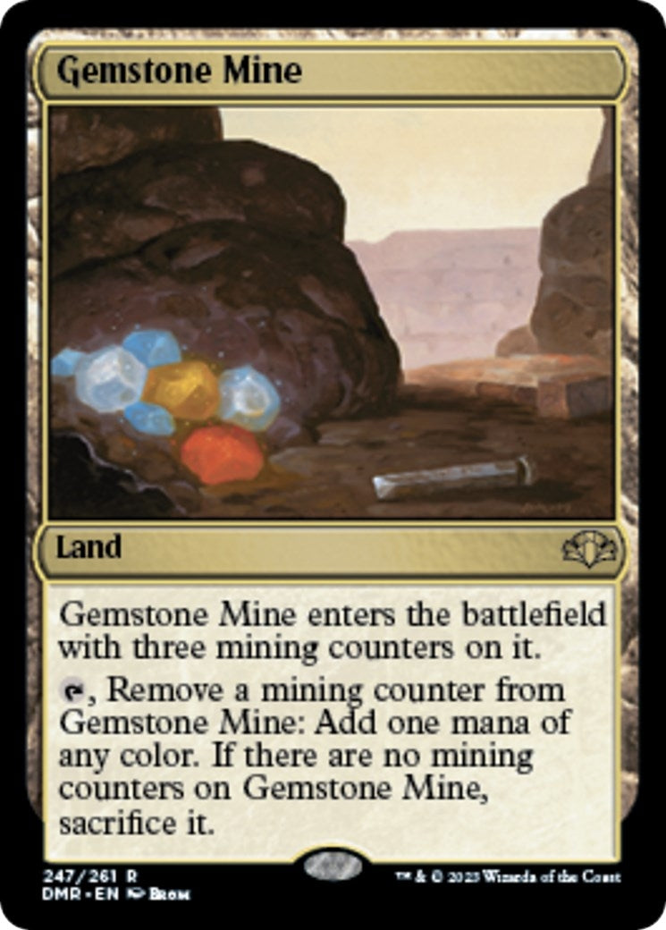 Image for Gemstone Mine (247) [Dominaria Remastered] - Magic: The Gathering