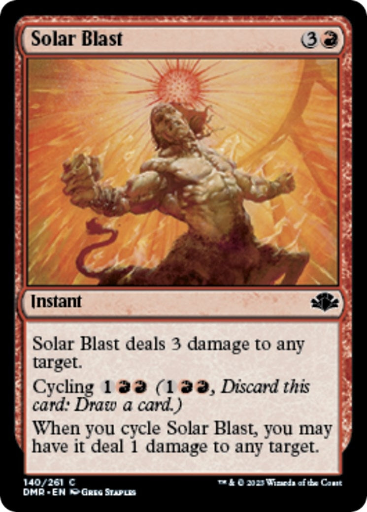 Image for Solar Blast (140) [Dominaria Remastered] - Magic: The Gathering