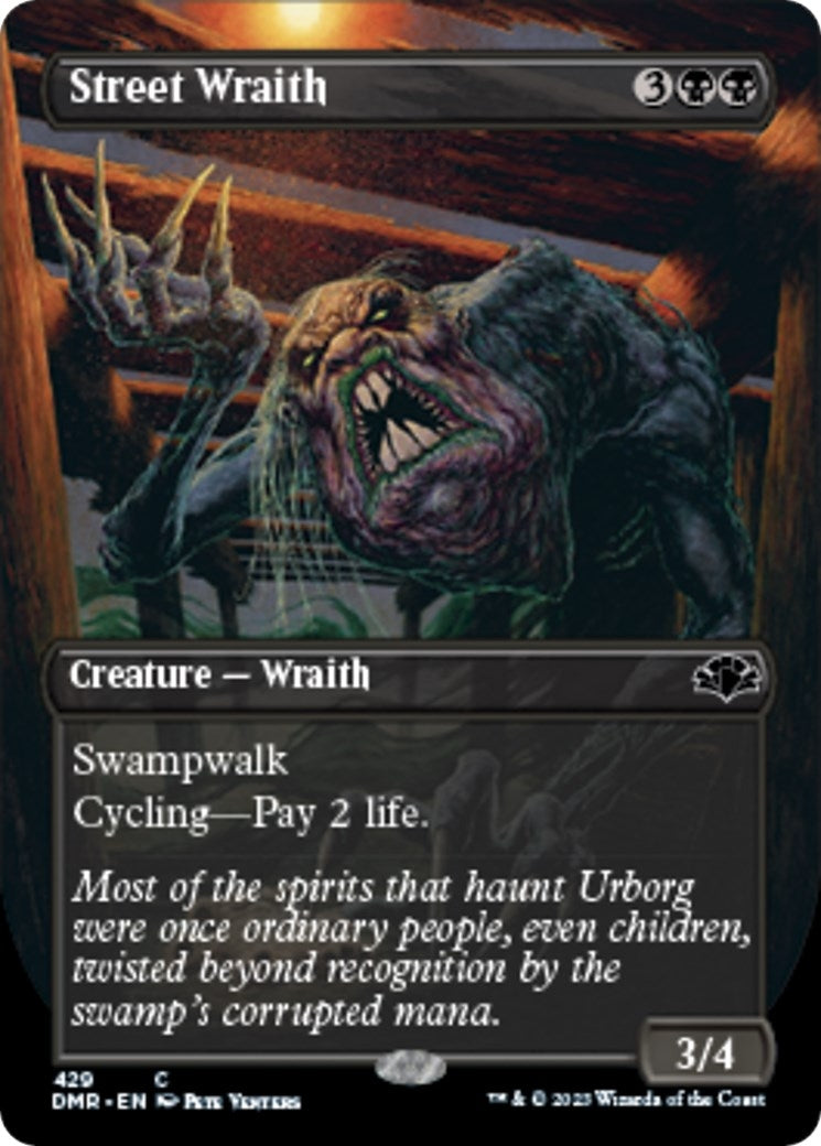 Image for Street Wraith (Borderless) (429) [Dominaria Remastered] - Magic: The Gathering