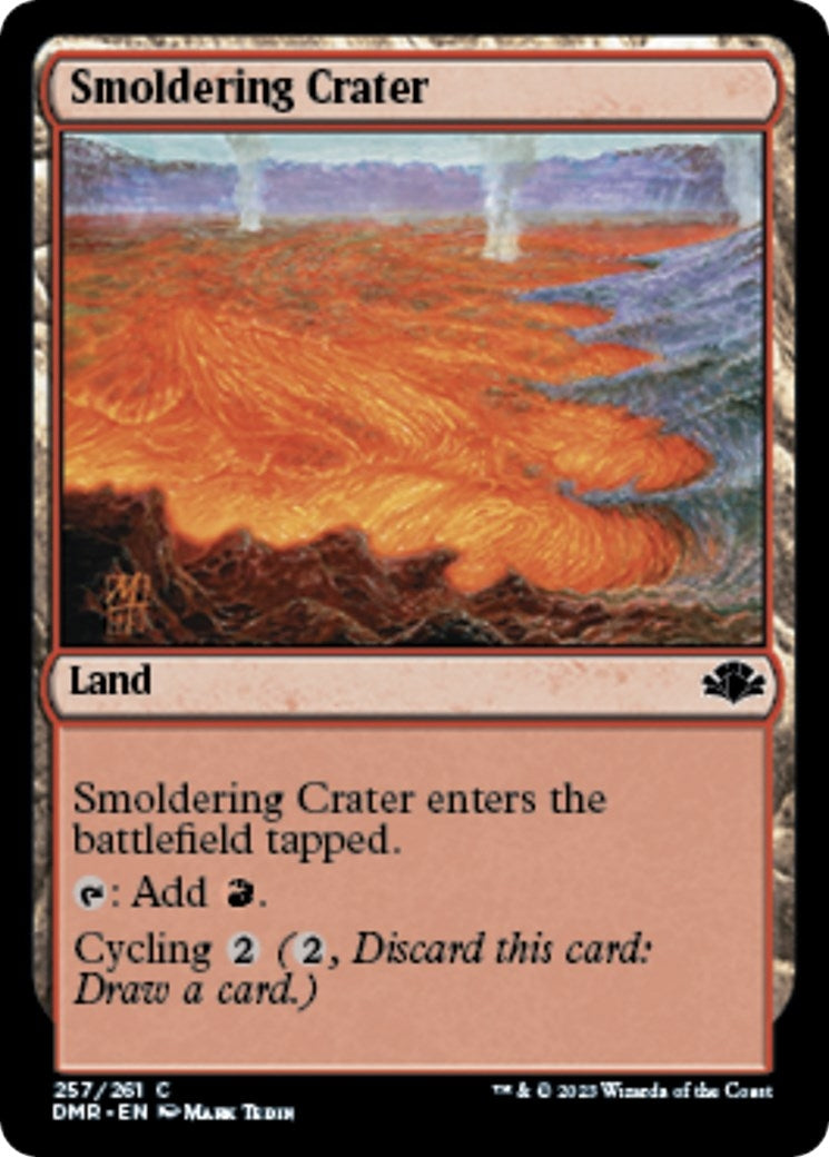 Image for Smoldering Crater (257) [Dominaria Remastered] - Magic: The Gathering