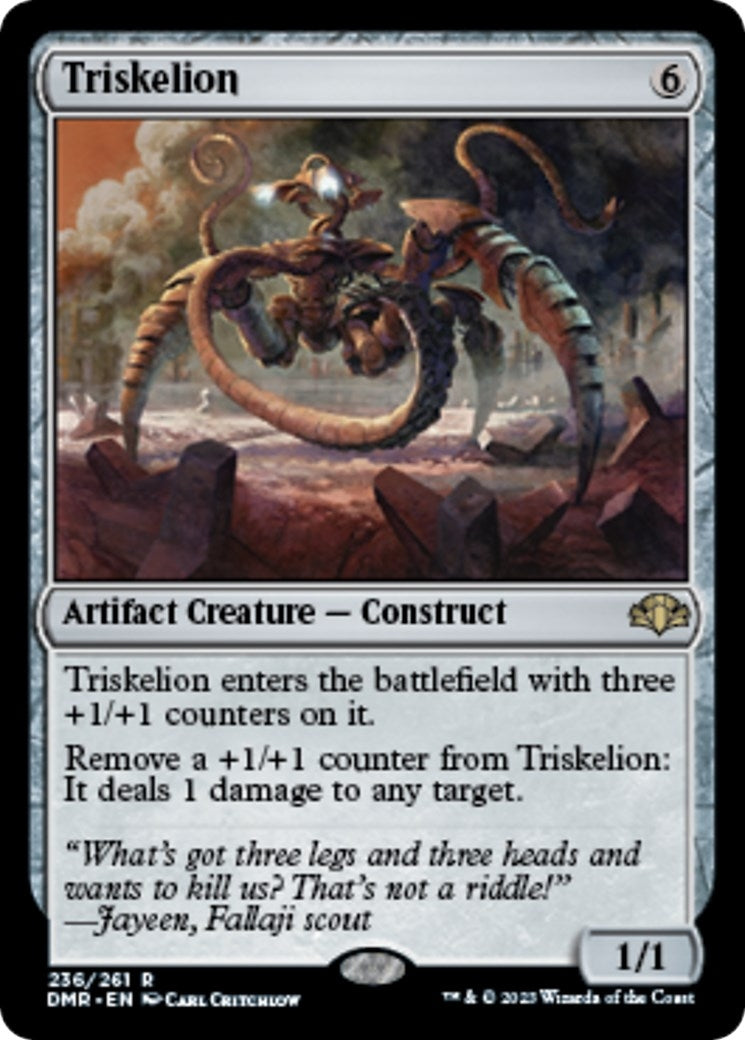 Image for Triskelion (236) [Dominaria Remastered] - Magic: The Gathering