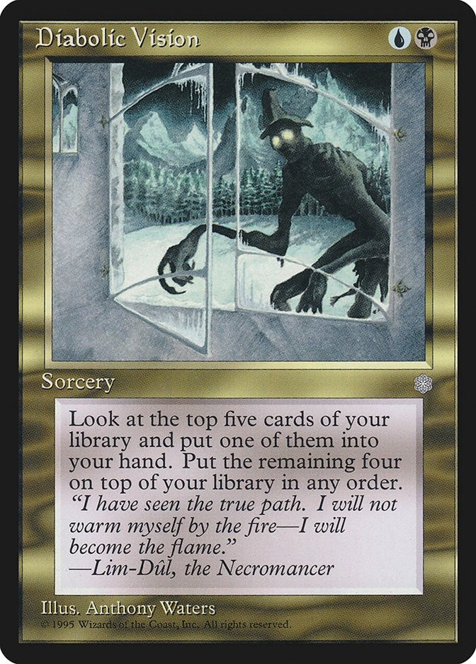 Image for Diabolic Vision [Ice Age] - Magic: The Gathering