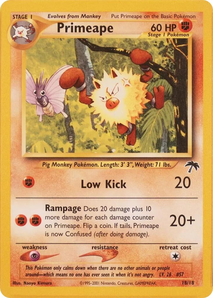 Image for Primeape (18/18) [Southern Islands] - Pokemon