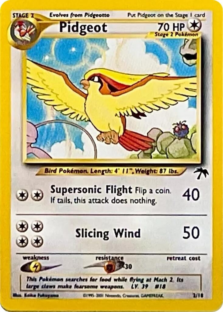 Image for Pidgeot (02/18) [Southern Islands] - Pokemon