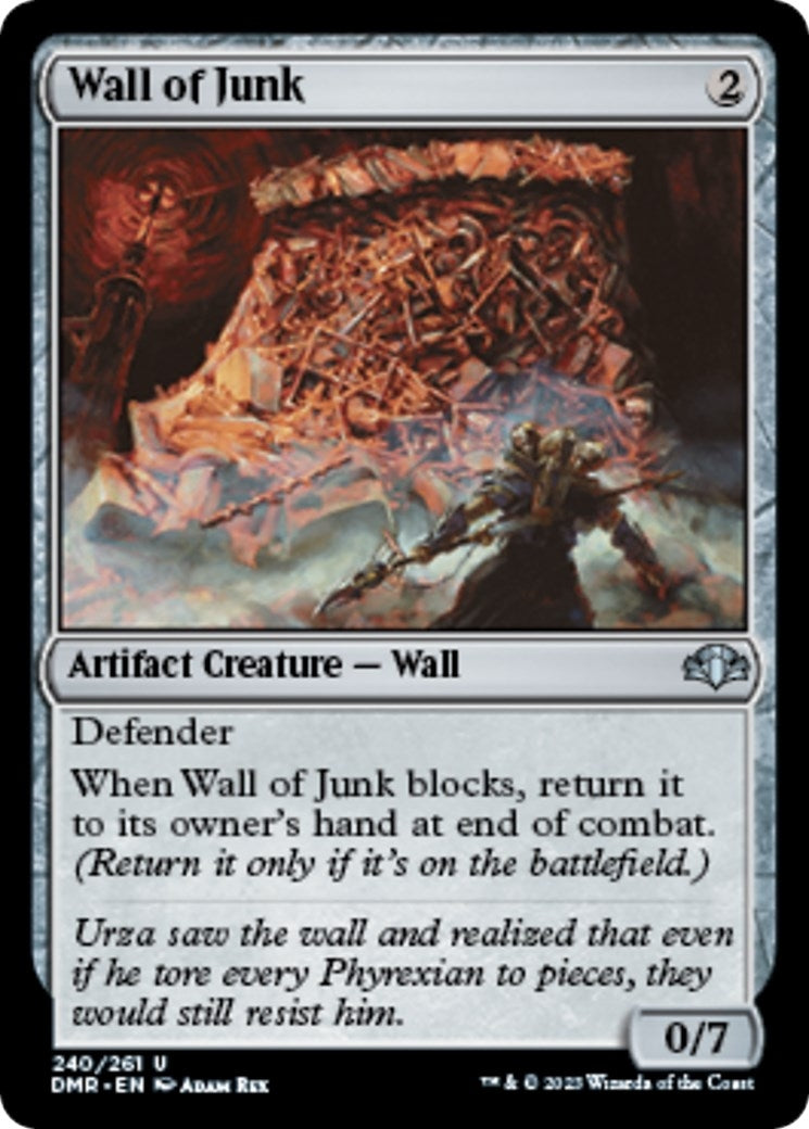 Image for Wall of Junk (240) [Dominaria Remastered] - Magic: The Gathering