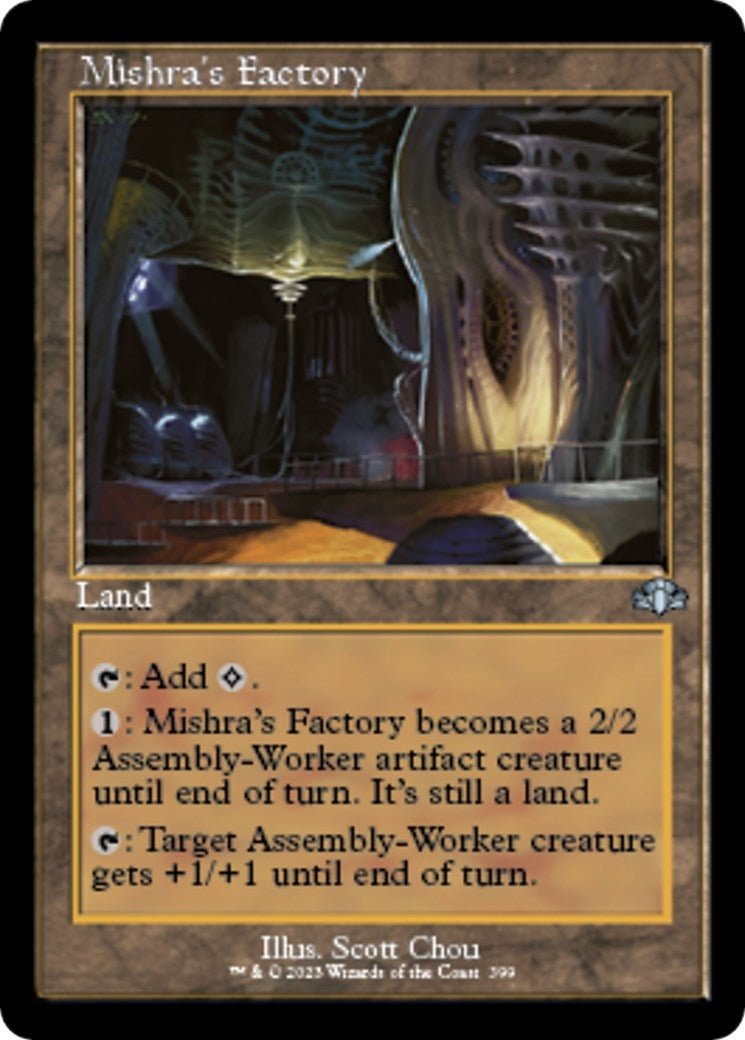 Image for Mishra's Factory (Retro Frame) (399) [Dominaria Remastered] - Magic: The Gathering
