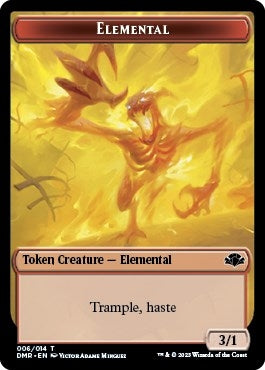 Image for Elemental Token (6) [Dominaria Remastered] - Magic: The Gathering