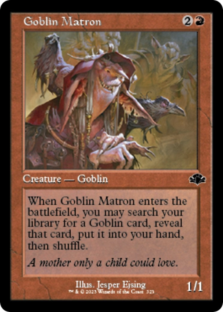 Image for Goblin Matron (Retro Frame) (323) [Dominaria Remastered] - Magic: The Gathering