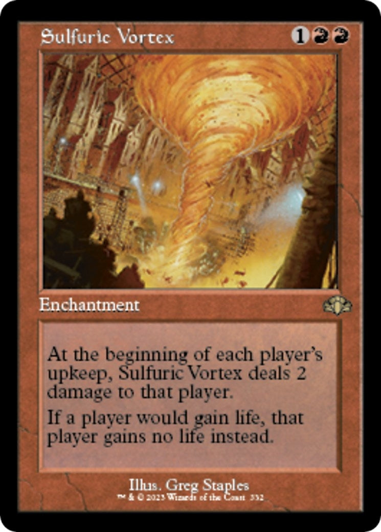 Image for Sulfuric Vortex (Retro Frame) (332) [Dominaria Remastered] - Magic: The Gathering