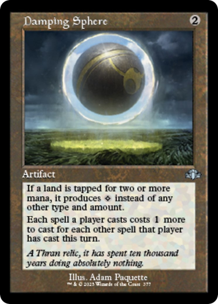 Image for Damping Sphere (Retro Frame) (377) [Dominaria Remastered] - Magic: The Gathering