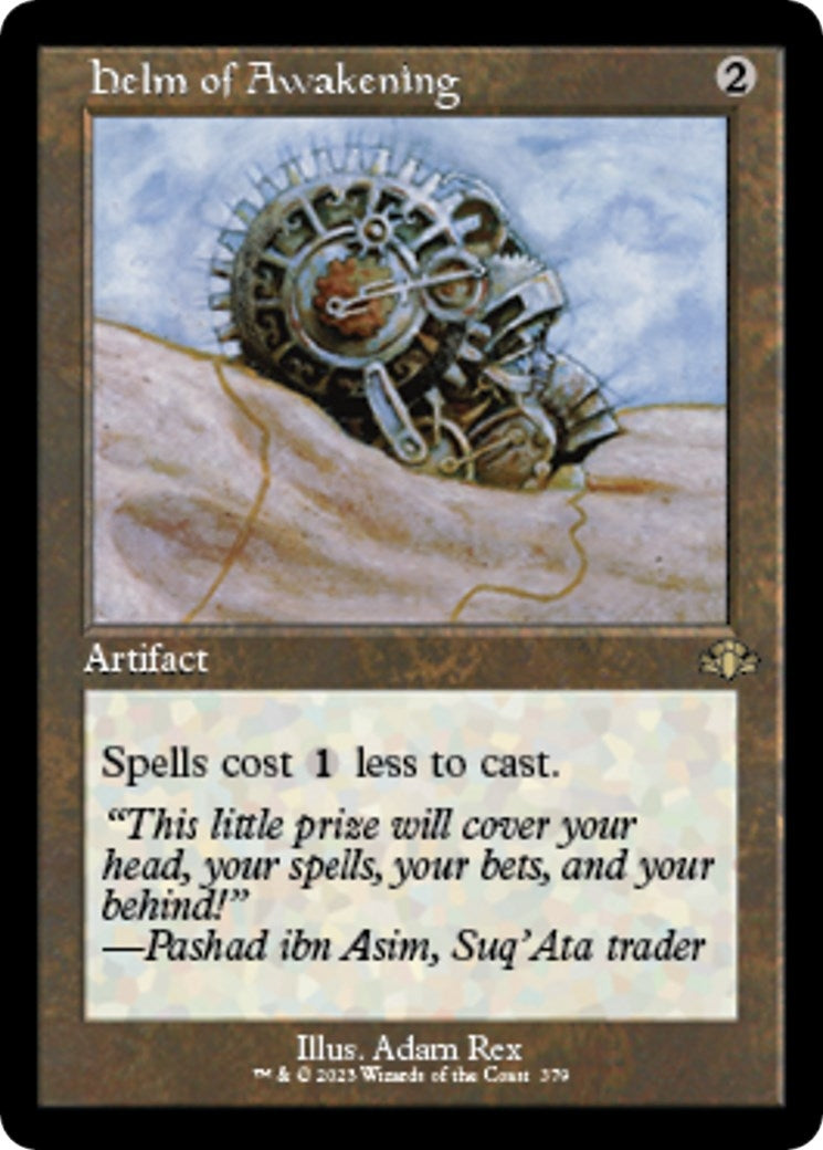 Image for Helm of Awakening (Retro Frame) (379) [Dominaria Remastered] - Magic: The Gathering