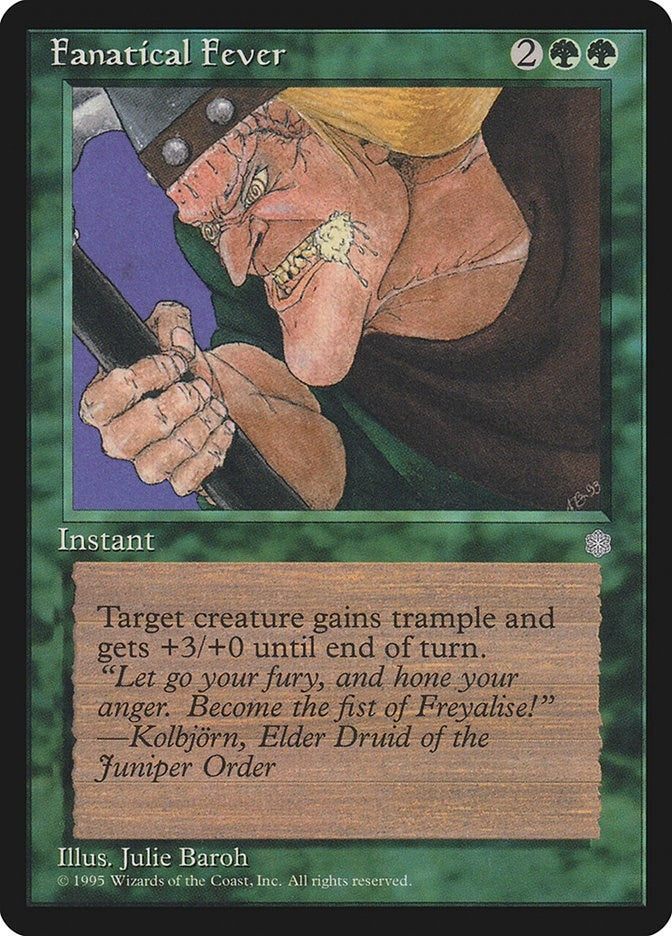 Image for Fanatical Fever [Ice Age] - Magic: The Gathering