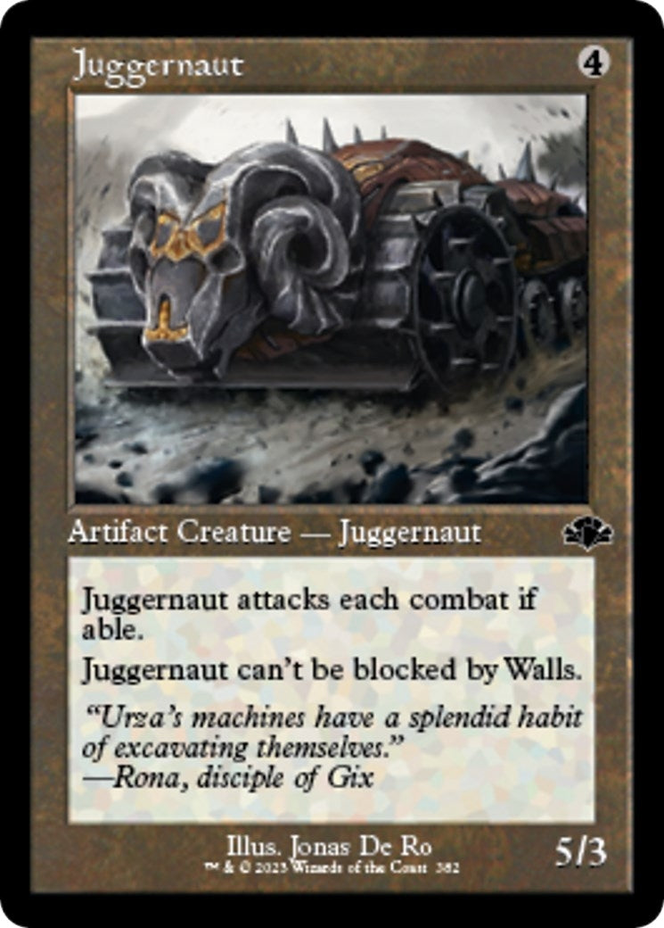 Image for Juggernaut (Retro Frame) (382) [Dominaria Remastered] - Magic: The Gathering