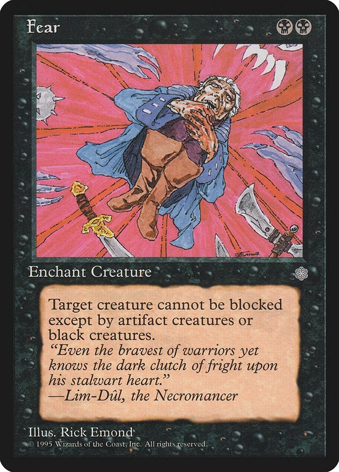 Image for Fear [Ice Age] - Magic: The Gathering