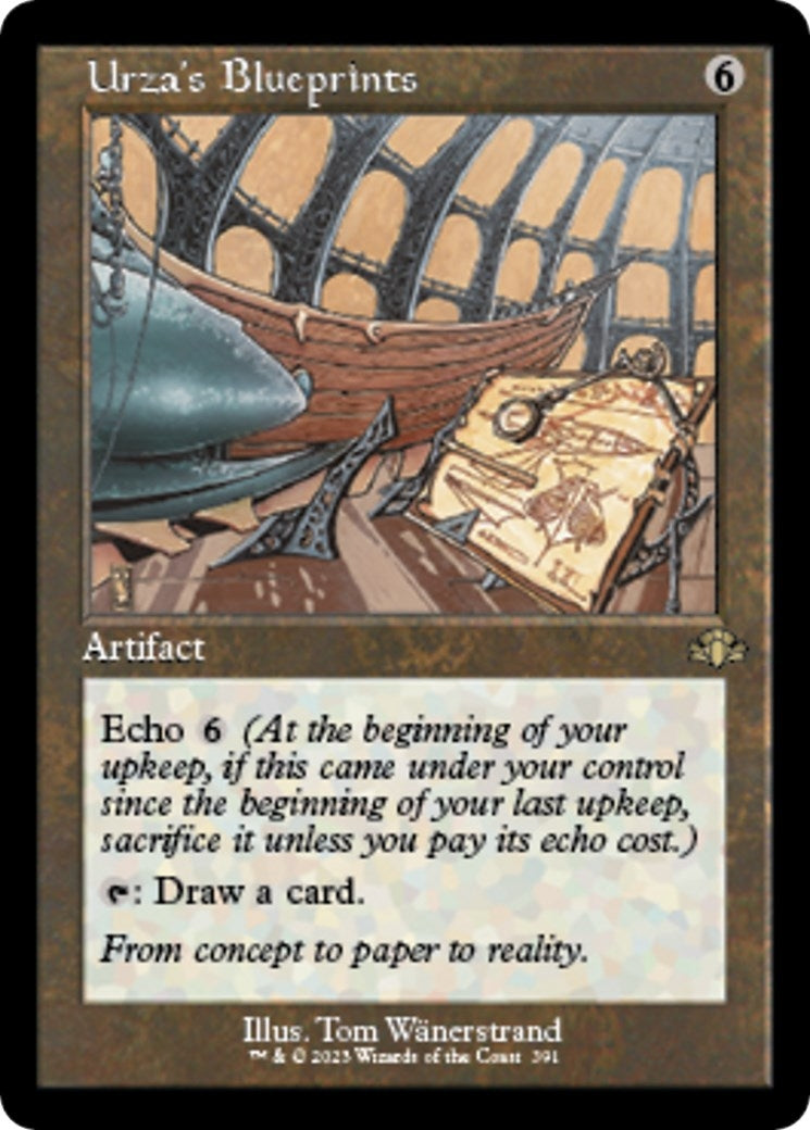 Image for Urza's Blueprints (Retro Frame) (391) [Dominaria Remastered] - Magic: The Gathering