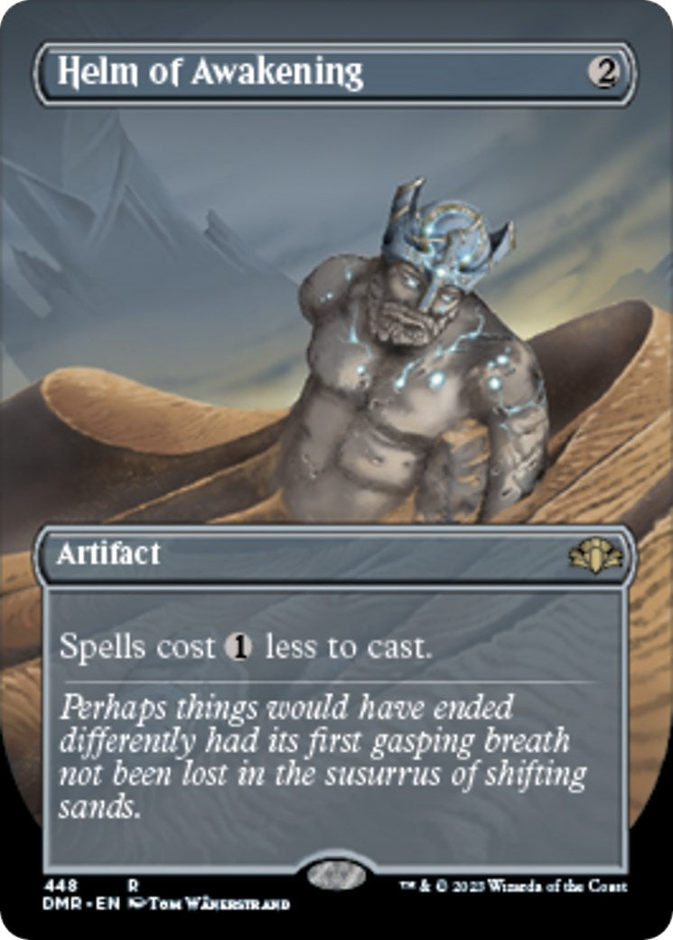 Image for Helm of Awakening (Borderless) (448) [Dominaria Remastered] - Magic: The Gathering