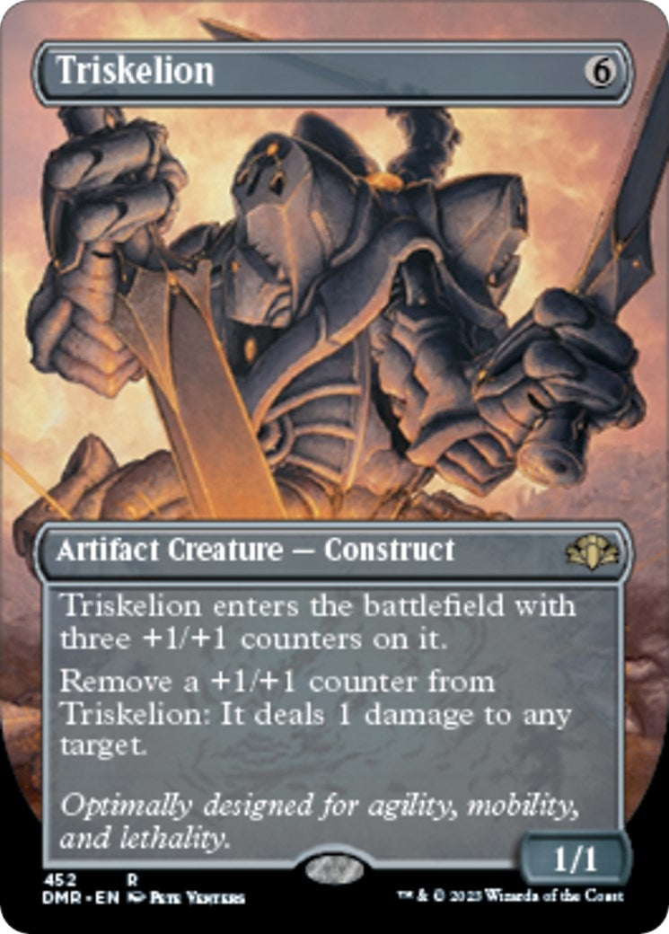 Image for Triskelion (Borderless) (452) [Dominaria Remastered] - Magic: The Gathering